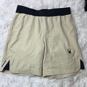 NWT Spyder Men's SPM25 Beige Shorts
